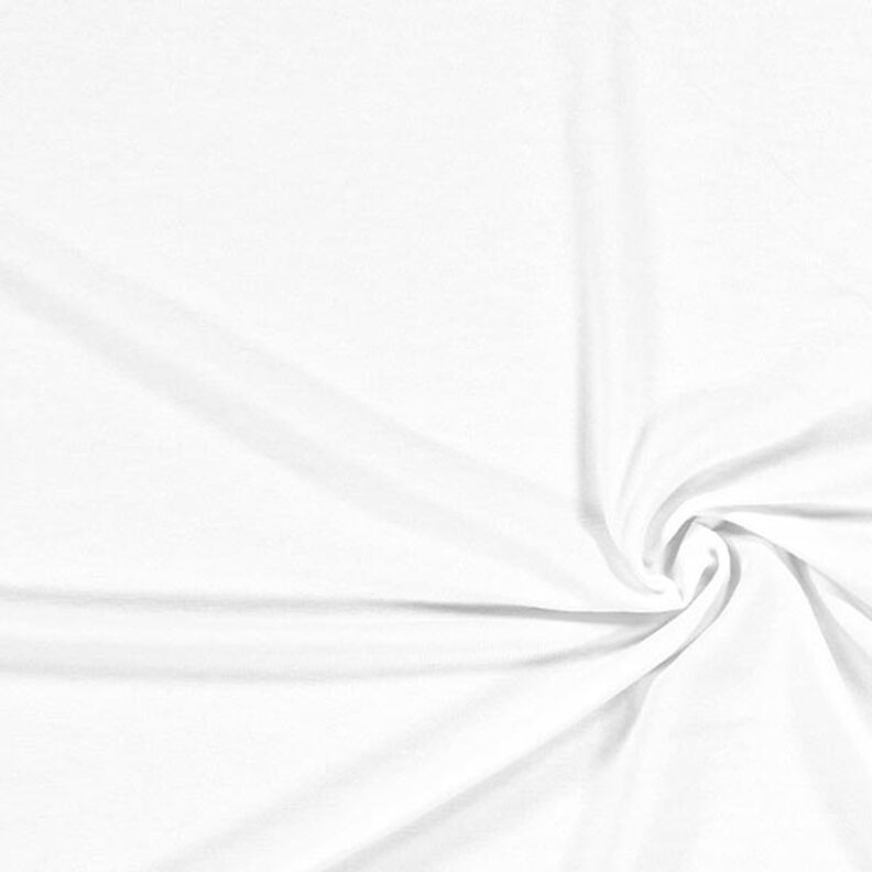 Viskose Jersey Leicht – weiss, image number 1