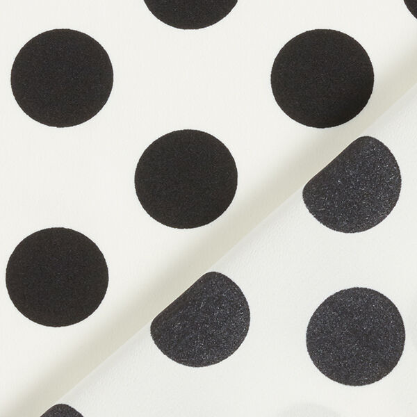 Kreppgewebe Polka Dots [2,5 cm] – weiss,  image number 4