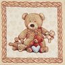 Dekostoff Gobelinstück Teddybären – beige,  thumbnail number 1