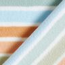 Antipilling Fleece bunte Streifen – weiss/grün,  thumbnail number 4