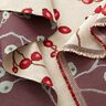 Dekostoff Gobelin Hagebutten – hellbeige/rot,  thumbnail number 3