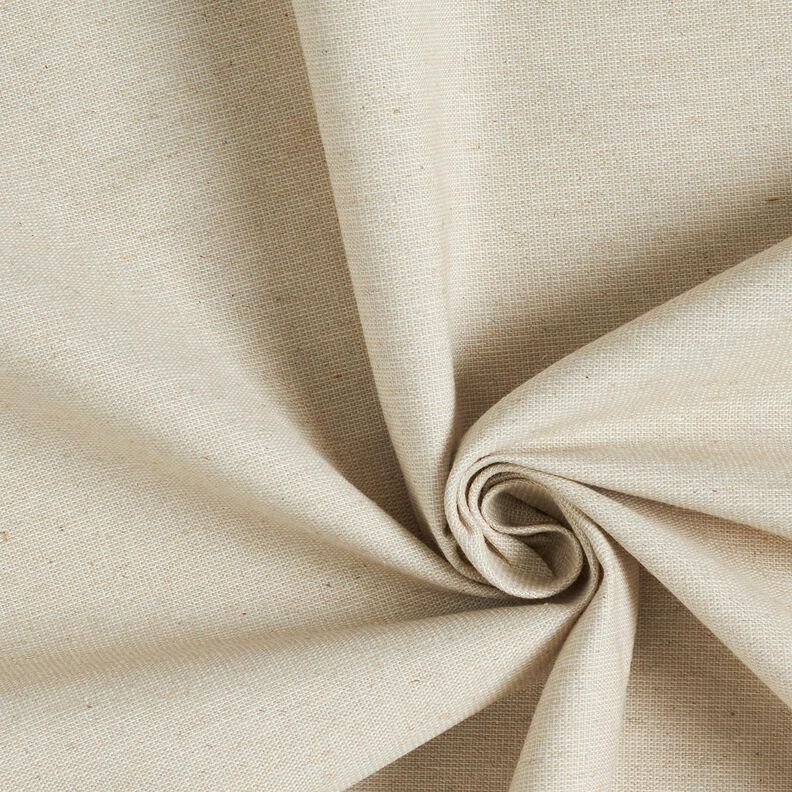 Dekostoff Canvas Leinen-Mix – beige/natur,  image number 1