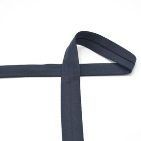 Schrägband Baumwolljersey [20 mm] – nachtblau, 