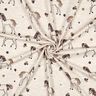 Baumwolljersey Glitzer-Blumenpferd | Poppy Fabrics – natur/gold,  thumbnail number 3