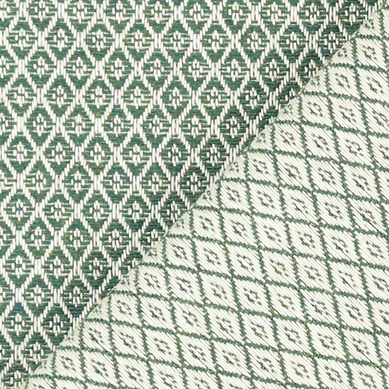 Möbelstoff Jacquard Miniraute – grün,  image number 3