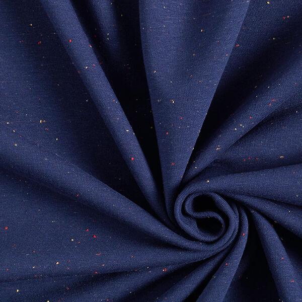Kuschelsweat bunte Sprenkel – marineblau, image number 3