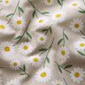 Dekostoff Halbpanama Gänseblümchen – natur/weiss,  thumbnail number 2