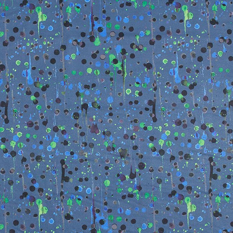 Softshell verlaufende Klekse Digitaldruck – jeansblau/grasgrün,  image number 1