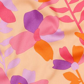 Baumwollsatin Cloverdale | Nerida Hansen – apricot/pink, 