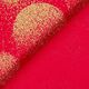 Baumwollstoff Popeline Weihnachtskugeln Goldstaub – signalrot/gold,  thumbnail number 4