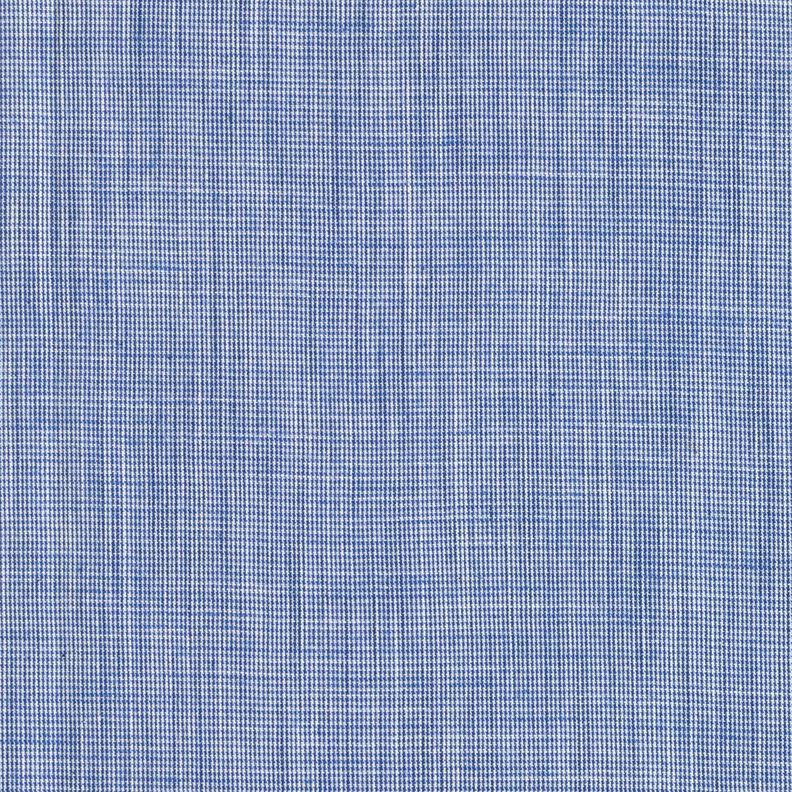 Baumwollstoff Mini Hahnentritt – weiss/jeansblau,  image number 1