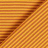 Bündchen Schlauchware schmale Ringel – terracotta/gelb,  thumbnail number 4