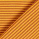 Bündchen Schlauchware schmale Ringel – terracotta/gelb,  thumbnail number 4