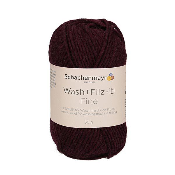 Wash+Filz-it! Fine, 50g (0145) - aubergine | Schachenmayr, image number 2