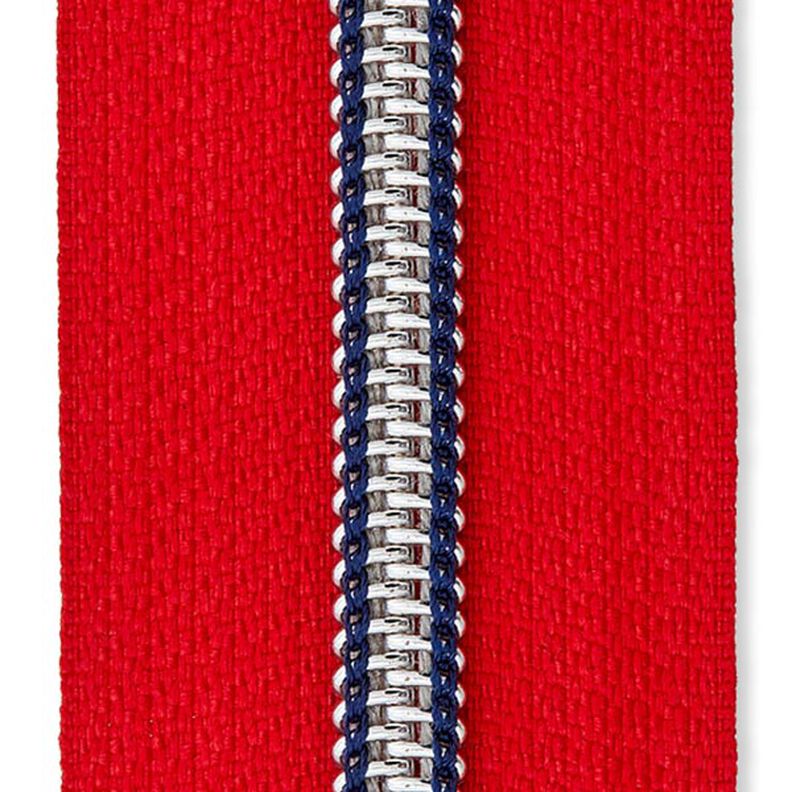 Endlosreißverschluss [5 mm] Metall | Prym – rot,  image number 1