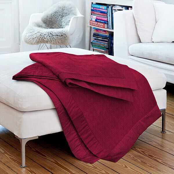 Antipilling Fleece – bordeauxrot,  image number 5