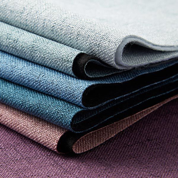 Polsterstoff Yuca – blau | Reststück 50cm