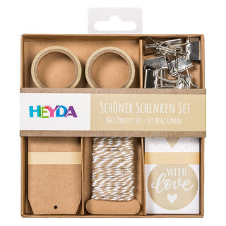 Geschenkset „Schöner Schenken“ – creme, 