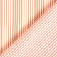 Leichter Tencel-Stoff feine Streifen – orange/weiss,  thumbnail number 4