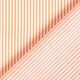Leichter Tencel-Stoff feine Streifen – orange/weiss,  thumbnail number 4