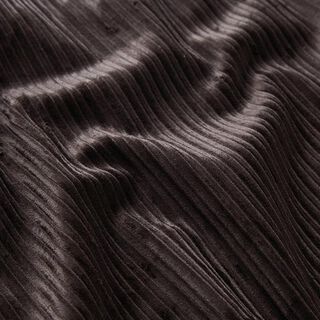 Stretch Cord Baumwoll-Viskose-Mix Uni – schwarzbraun, 