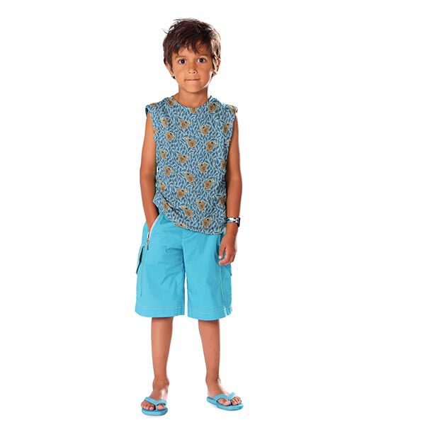Baumwolljersey Eichhörnchen | STENZO – jeansblau | Reststück 100cm
