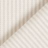 Dekostoff Jacquard dezente Streifen – dunkelbeige,  thumbnail number 3