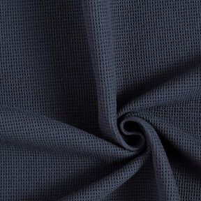 Waffelpiqué Mini – marineblau, 