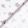 Baumwollpopeline zarte Rosen – lavendel/weiss,  thumbnail number 4
