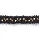 Tweedborte [20 mm] – schwarz/gold,  thumbnail number 1
