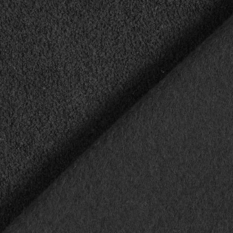 Baumwolle Sweat Terry Fleece – schwarz, image number 3