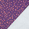 Sommersweat Herzen | Poppy Fabrics – lila/altrosa,  thumbnail number 3