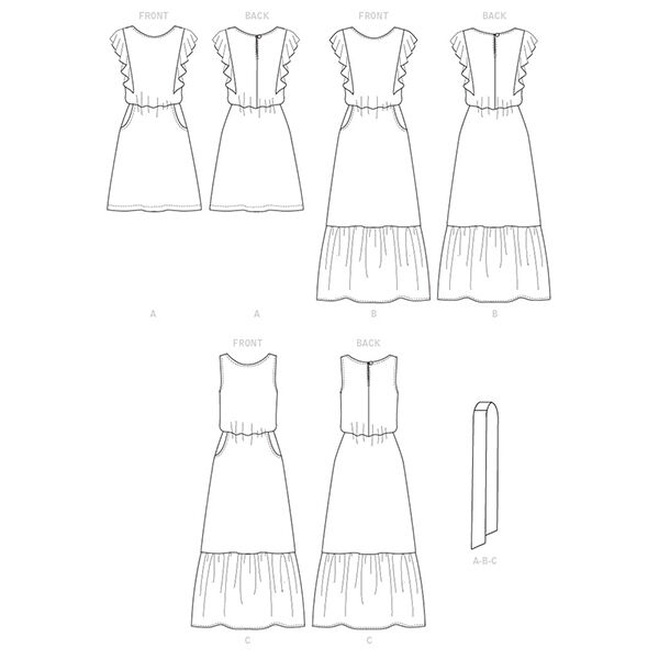 Kleid | Butterick B6677 | 40-48, image number 9