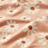 Baumwoll-Mix Jersey Blümchen – hellaltrosa,  thumbnail number 2