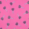 Baumwolljersey Glitzer-Herzen-Lollies | Poppy Fabrics – pink,  thumbnail number 1