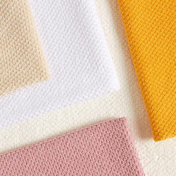 Frotteestoff Struktur – rosé | Reststück 100cm