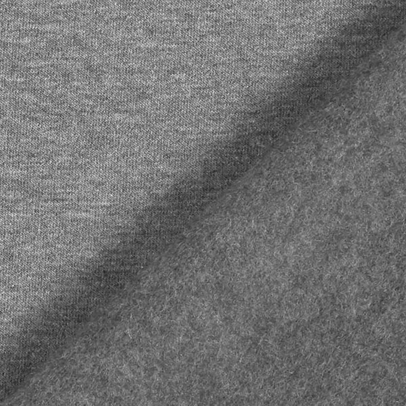 Leichter Baumwollsweat Melange – dunkelgrau,  image number 5