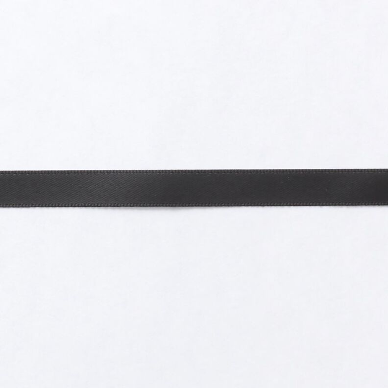 Satinband [9 mm] – schwarz,  image number 1