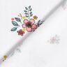 GOTS Baumwolljersey verstreute Blumen | Poppy Fabrics – weiss,  thumbnail number 4