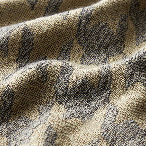 Doppelgewebe großer Hahnentritt – taupe/schiefergrau, image number 2