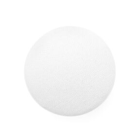 Bezogener Knopf, Duchesse Satin – wollweiss, 