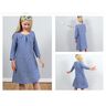 AMELAND Kleid mit Falten am Ausschnitt | Studio Schnittreif | 86-152,  thumbnail number 2