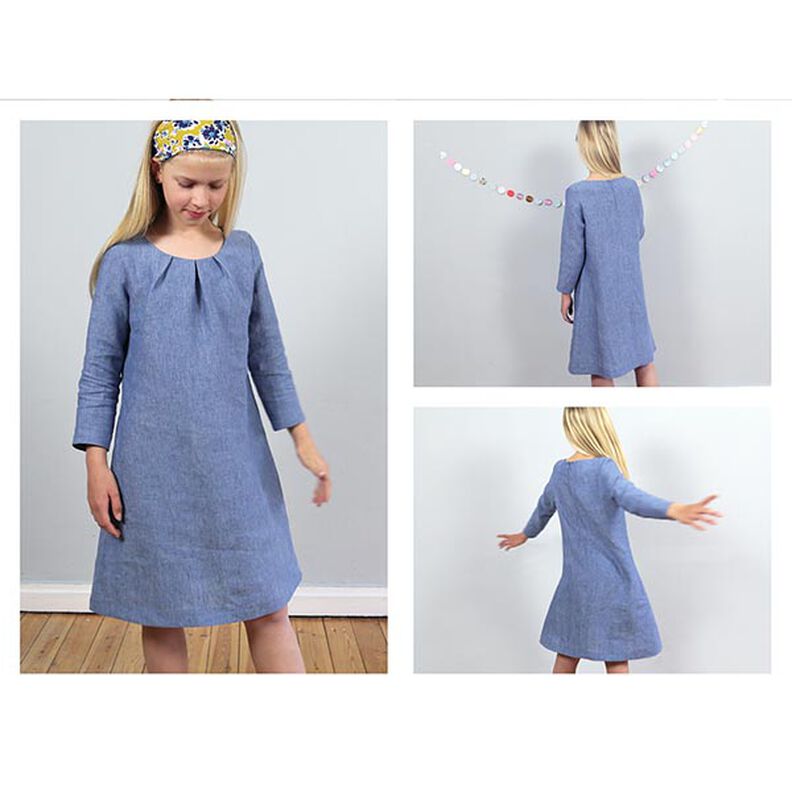 AMELAND Kleid mit Falten am Ausschnitt | Studio Schnittreif | 86-152, image number 2