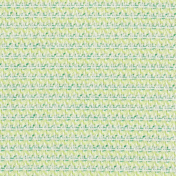 Baumwoll-Tweed Querstreifen – wollweiss/grün | Reststück 100cm