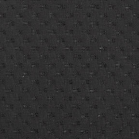 Baumwoll Ajour Dobby – schwarz, 