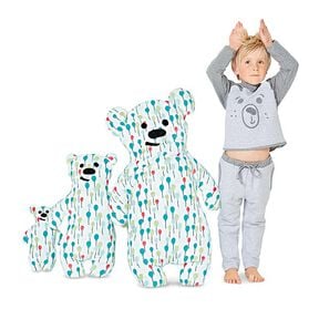 Kinder-Pyjama | Burda 9326 | 86-122, 