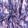 Viskosejersey Pinselstriche – weiss/blaulila,  thumbnail number 3