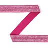 Elastisches Einfassband (Falzgummi), glitter - pink,  thumbnail number 1