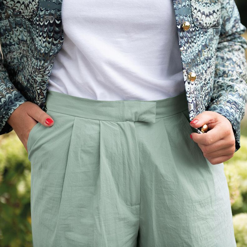 Baumwollstoff Krinkel vorgewaschen – jeansblau,  image number 7