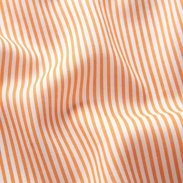 Leichter Tencel-Stoff feine Streifen – orange/weiss,  image number 2